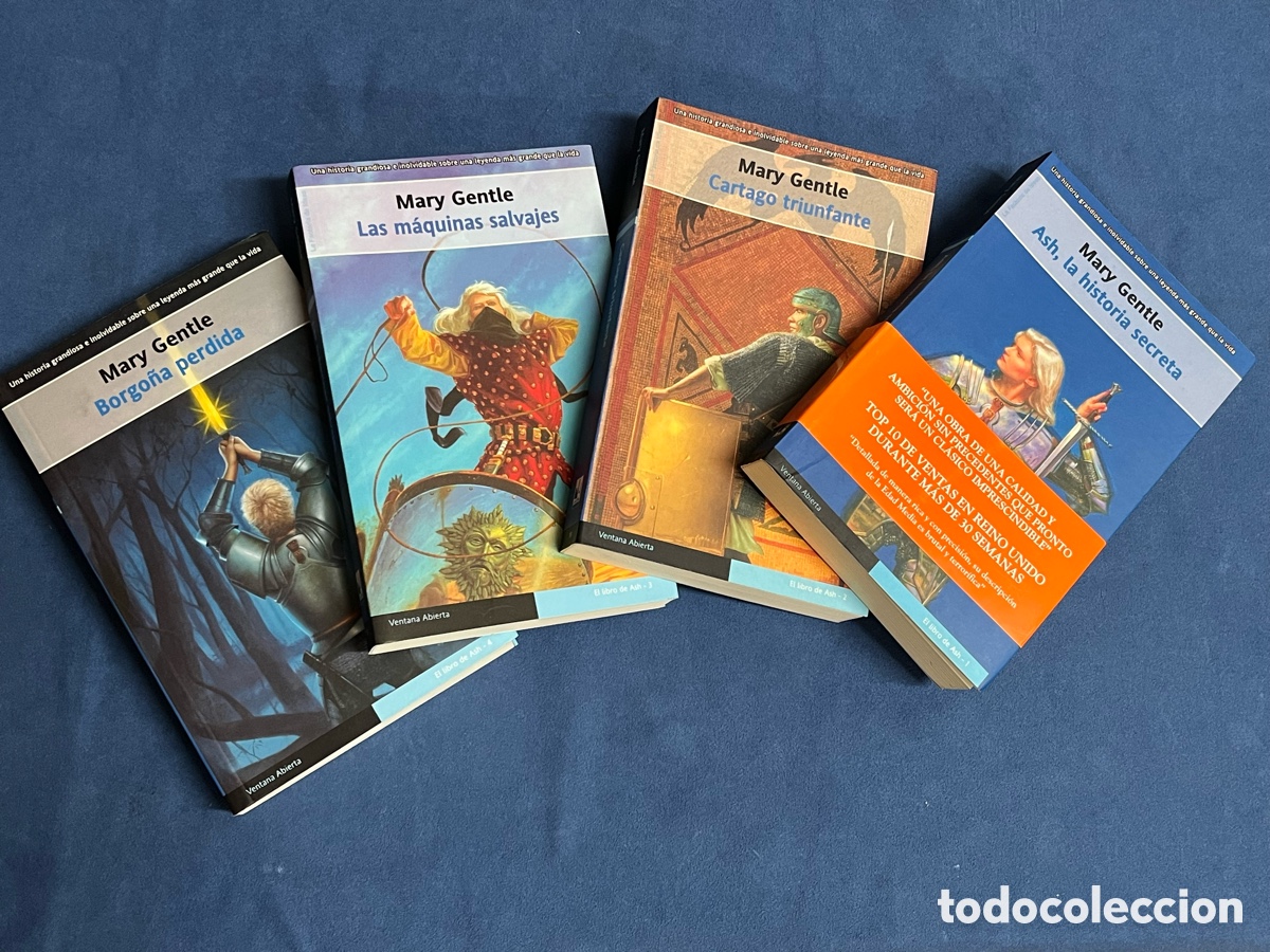 Libros de segunda mano: EL LIBRO DE ASH (obra completa). Mary Gentle. Historia secreta, Cartago triunfante, Borgo&ntilde;a perdida