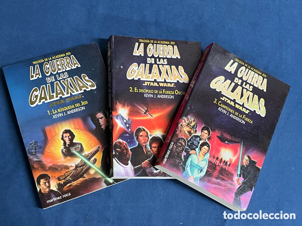 Livros em segunda m&atilde;o: TRILOG&Iacute;A ACADEMIA JEDI (Star wars). Kevin J Anderson. Disc&iacute;pulo fuerza oscura, Campeones, B&uacute;squeda