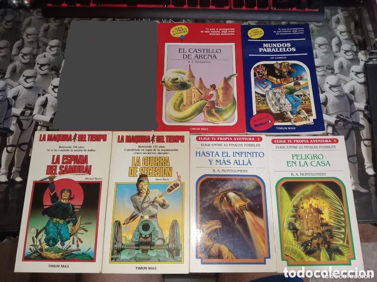 Libros de segunda mano: Elige tu propia aventura globo azul la m&aacute;quina del tiempo lote de 6 libros