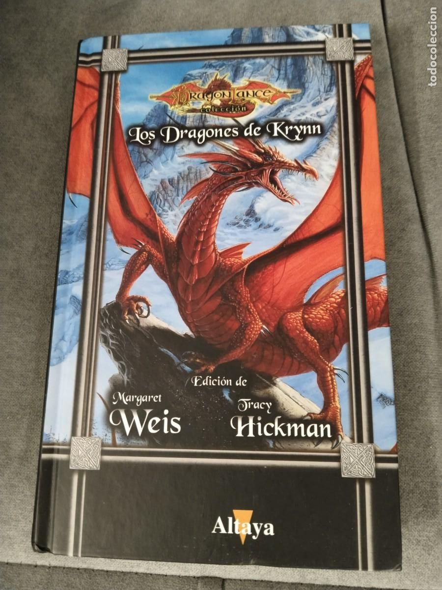 Libros de segunda mano: LOS DRAGONES DE KRYNN, DRAGONLANCE, MARGARET WEIS TRACY HICKMAN ALTAYA TAPA DURA