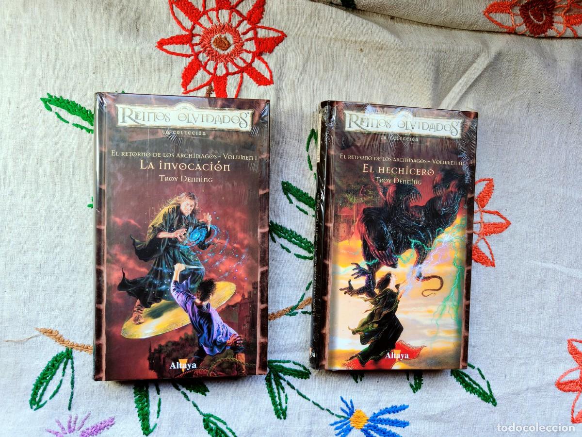 Libros de segunda mano: Retorno de los Archimagos. Reinos Olvidados La Colecci&oacute;n. Vols I y III. Salvatore. Altaya. Tapa dura
