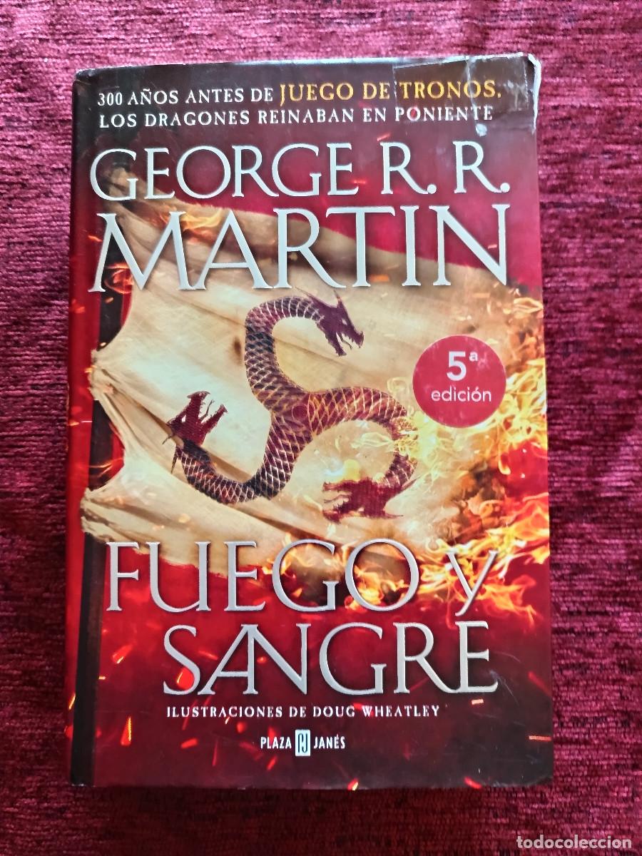 Libros de segunda mano: Fuego y sangre, de George R.R. Mart&iacute;n. Tapa dura. Plaza & Jan&eacute;s