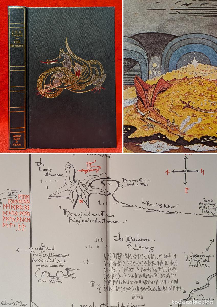 Libros de segunda mano: ❤️️A&Ntilde;O 1979 - EL HOBBIT - 1&ordf; EDICI&Oacute;N DELUXE - TOLKIEN - MAPAS Y GRABADOS - CAJA ORIGINAL - GANDALF