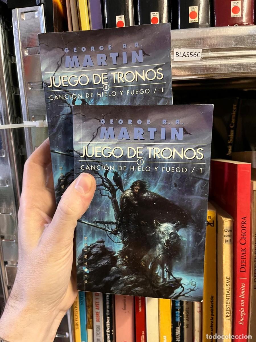 Libros de segunda mano: BLAS56C GEORGE R.R. MARTIN JUEGO DE TRONOS CANCI&Oacute;N DE HIELO Y FUEGO, DOS TOMOS