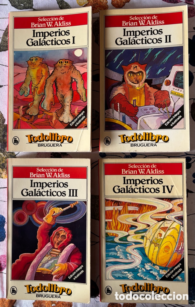 Libros de segunda mano: Lote de 4 libros IMPERIOS GAL&Aacute;CTICOS I, II, III y IV.