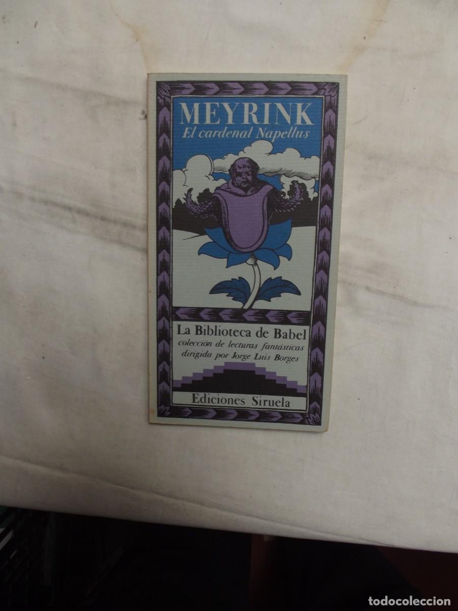 Libros de segunda mano: EL CARDENAL NAPELLUS COLECION LA BIBLIOTECA DE BABEL EDICIONES SIRUELA