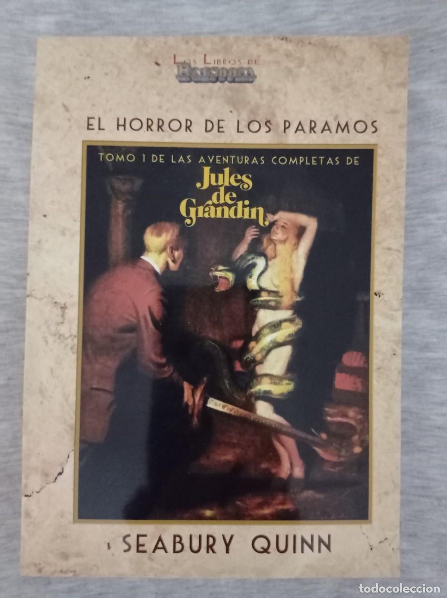 Libros de segunda mano: El horror de los p&aacute;ramos &ndash; Seabury Quinn &ndash; Editorial Barsoom