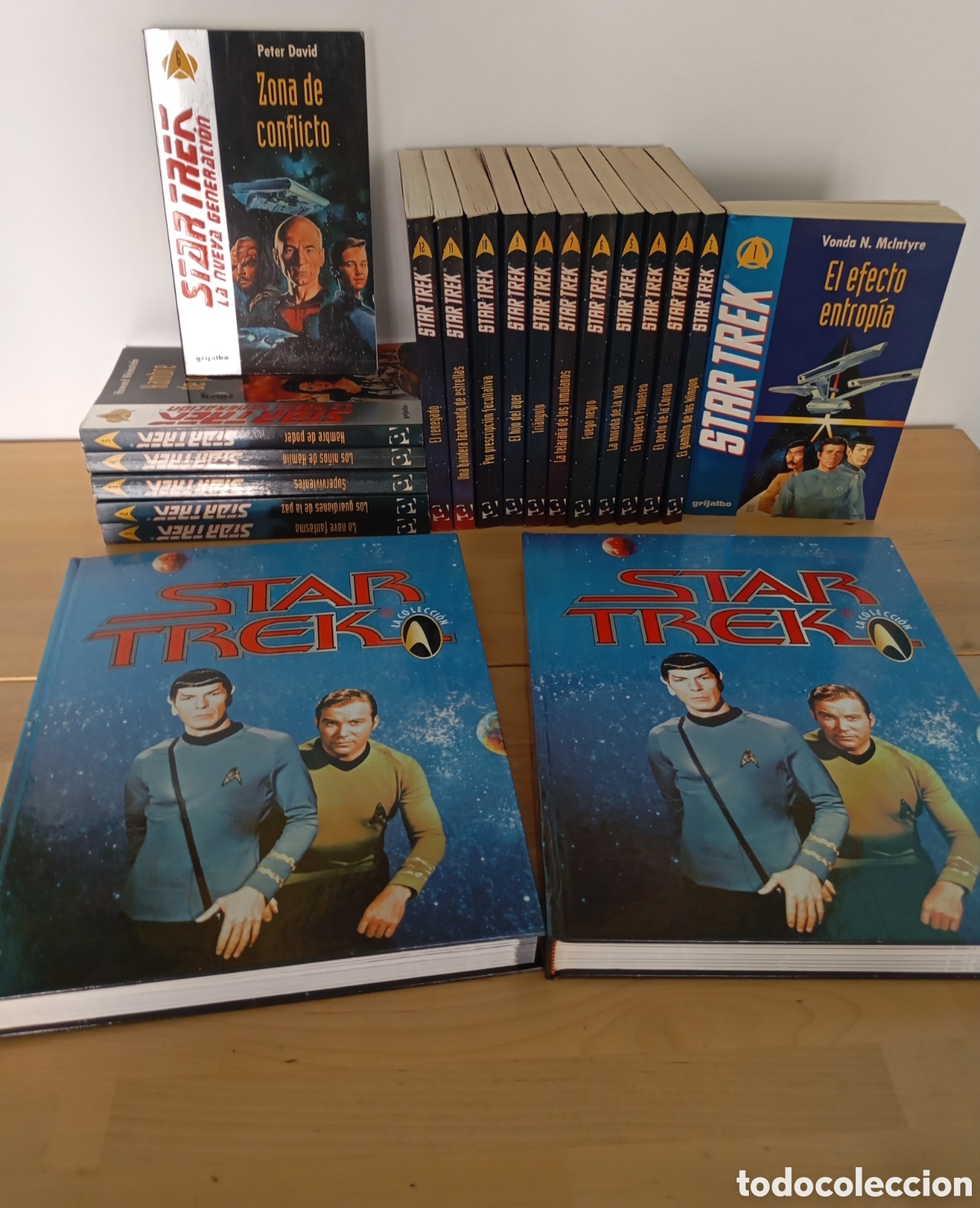 Libros de segunda mano: Colecci&oacute;n Star Trek Fasc&iacute;culos DeAgostini + 12 vol&uacute;menes + 6 Nueva Generaci&oacute;n Grijalbo