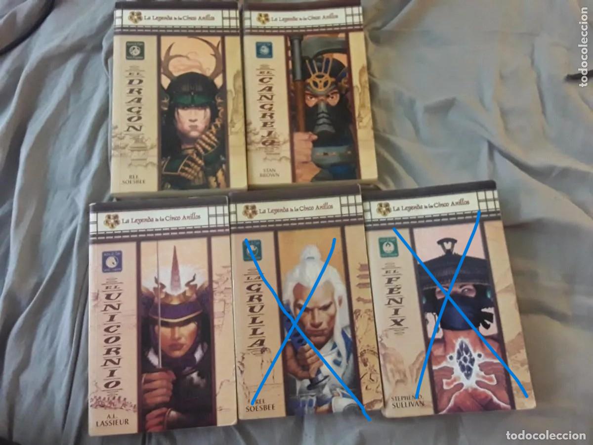 Second hand books: La leyenda de los cinco anillos, de Stephen D. Sullivan (vol. Unicornio, drag&oacute;n y cangrejo)