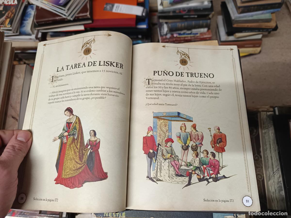Libros de segunda mano: EL LIBRO DE LOS ENIGMAS DE JUEGO DE TRONOS . 140 ACERTIJOS... GEORGE R. R. MARTIN . GRIJALBO . 2015
