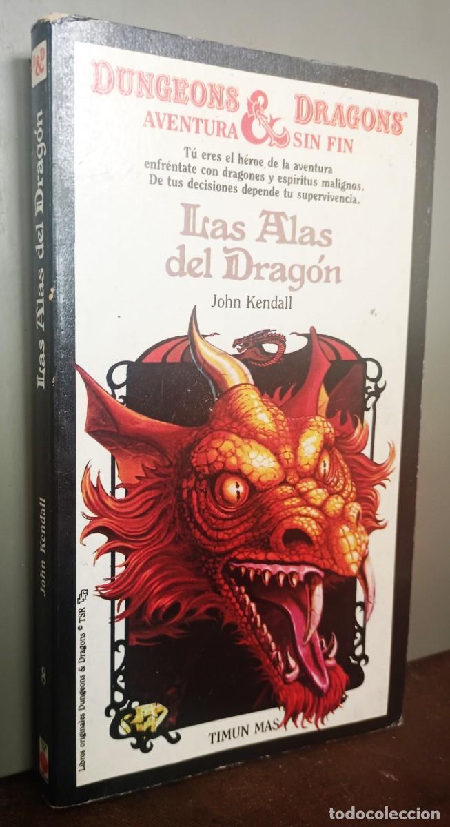 Libros de segunda mano: DUNGEONS & DRAGONS aventuras sin fin n&ordm; 8: LAS ALAS DEL DRAG&Oacute;N. Timun Mas, 1985.