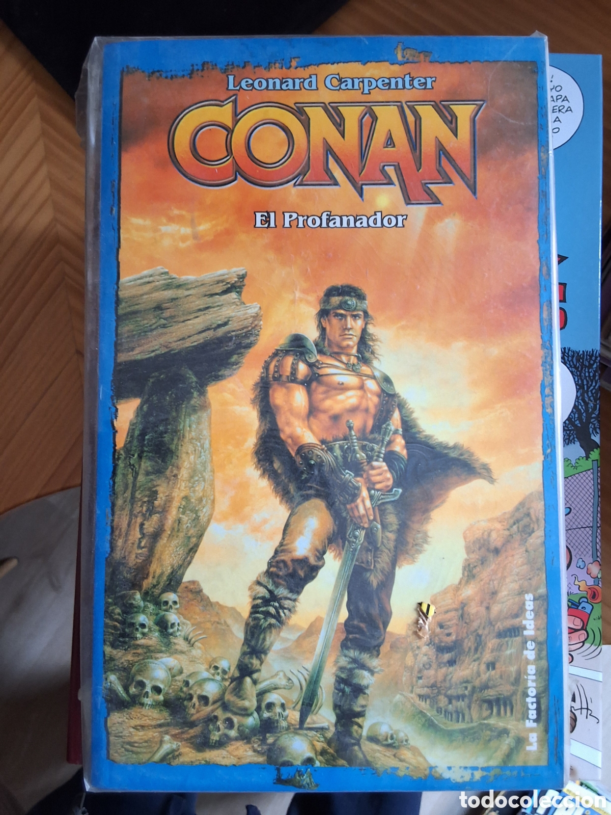 Libros de segunda mano: Conan novela de L. Carpenter n&uacute;mero 3 el profanador a&ntilde;o 2003 edita factoria ideas 1&deg; edicion