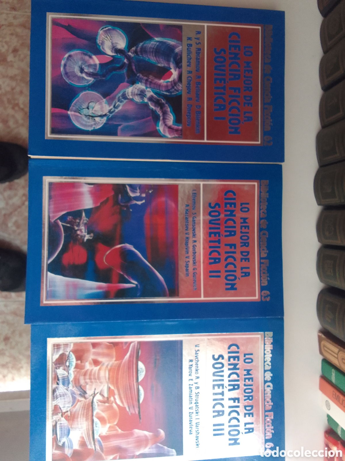 Libros de segunda mano: Lo mejor de la ciencia ficci&oacute;n sovietica I, II , III Orbis 62 , 63 , 64