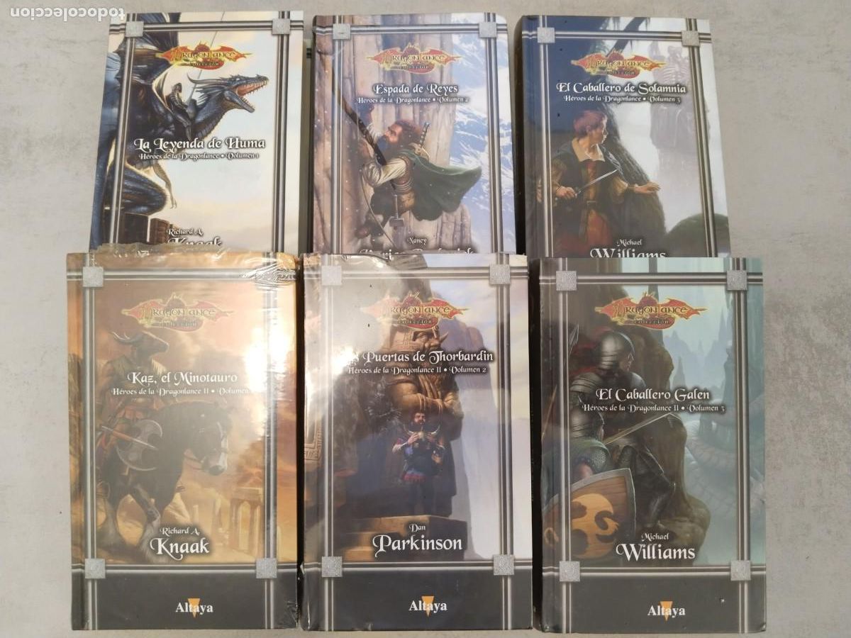Libros de segunda mano: HEROES DE LA DRAGONLANCE, 1&ordf; Y 2&ordf; TRILOGIA COMPLETA, ALTAYA TAPA DURA