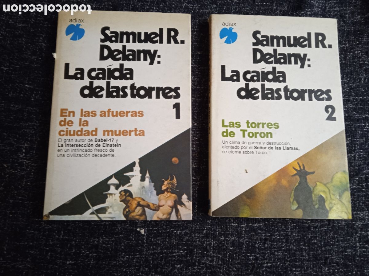 Libros de segunda mano: La ca&iacute;da de las torres TOMO 1 Y 2 / Samuel R. Delany.