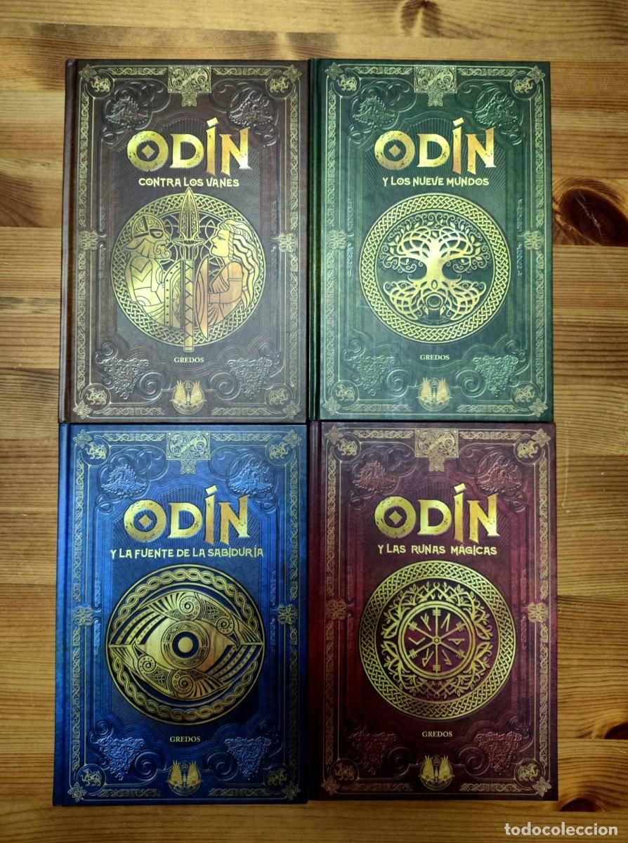 Libros de segunda mano: Saga Odin. Libros I, II, III y IV. En perfecto estado. Editorial Gredos. A&ntilde;o 2022
