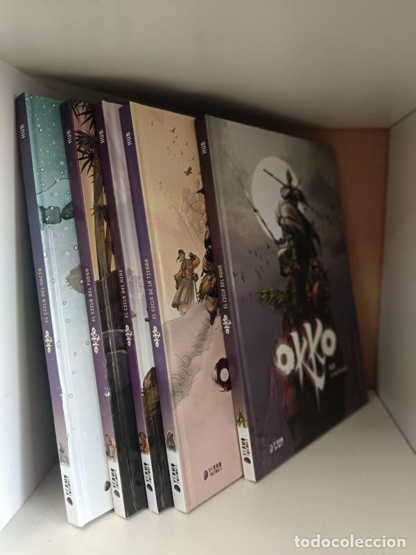 Libros de segunda mano: Okko VOLUMENES 1-5: El ciclo del agua, tierra, aire, fuego, vac&iacute;o - Hub - Yermo - 2015 - COMIC