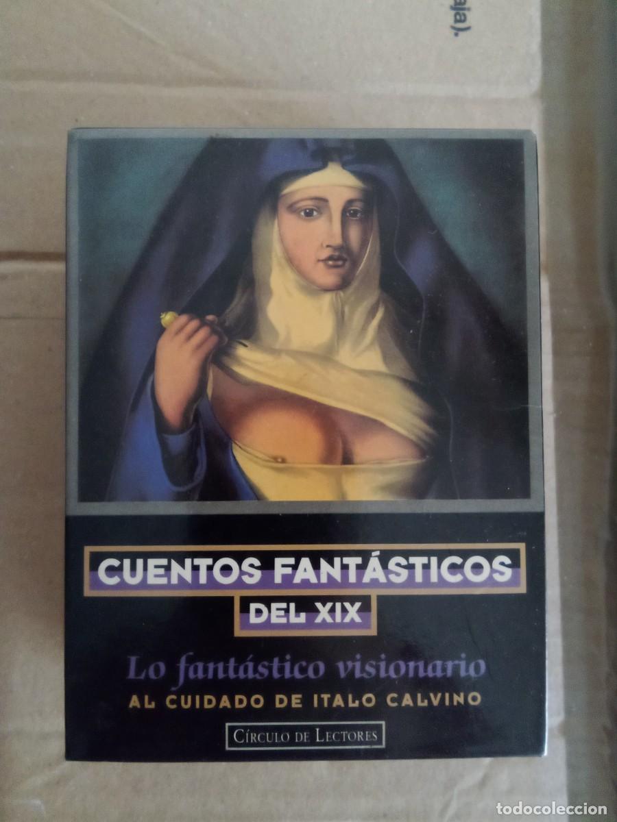 Libros de segunda mano: CUENTOS FANTASTICOS DEL XIX, LO FANTASTICO VISIONARIO ITALO CALVINO, CIRCULO DE LECTORES