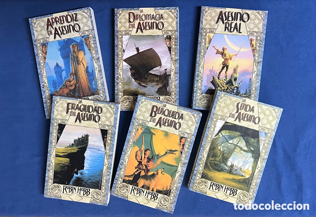 Libros de segunda mano: Saga EL VAT&Iacute;DICO Completa. 6 vol&uacute;menes. Robin Hobb. La Factor&iacute;a de Ideas. Asesino