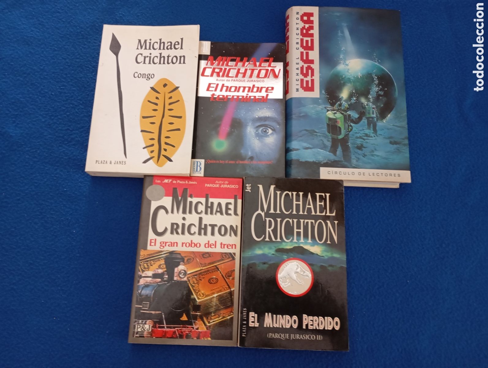 Libros de segunda mano: MICHAEL CRICHTON - LOTE DE 5 LIBROS EN OFERTA