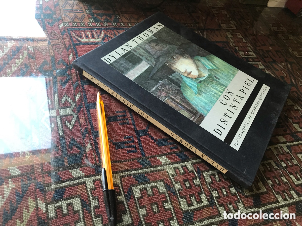 Libros de segunda mano: Con distinta piel. Dylan Thomas. Ilustraciones de Roswitha Quadflieg