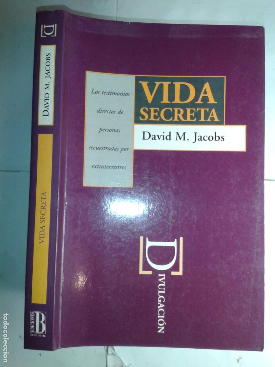 Libros de segunda mano: VIDA SECRETA 1993 DAVID M. JACOBS 1&ordf; EDICI&Oacute;N EDICIONES B DIVULGACI&Oacute;N