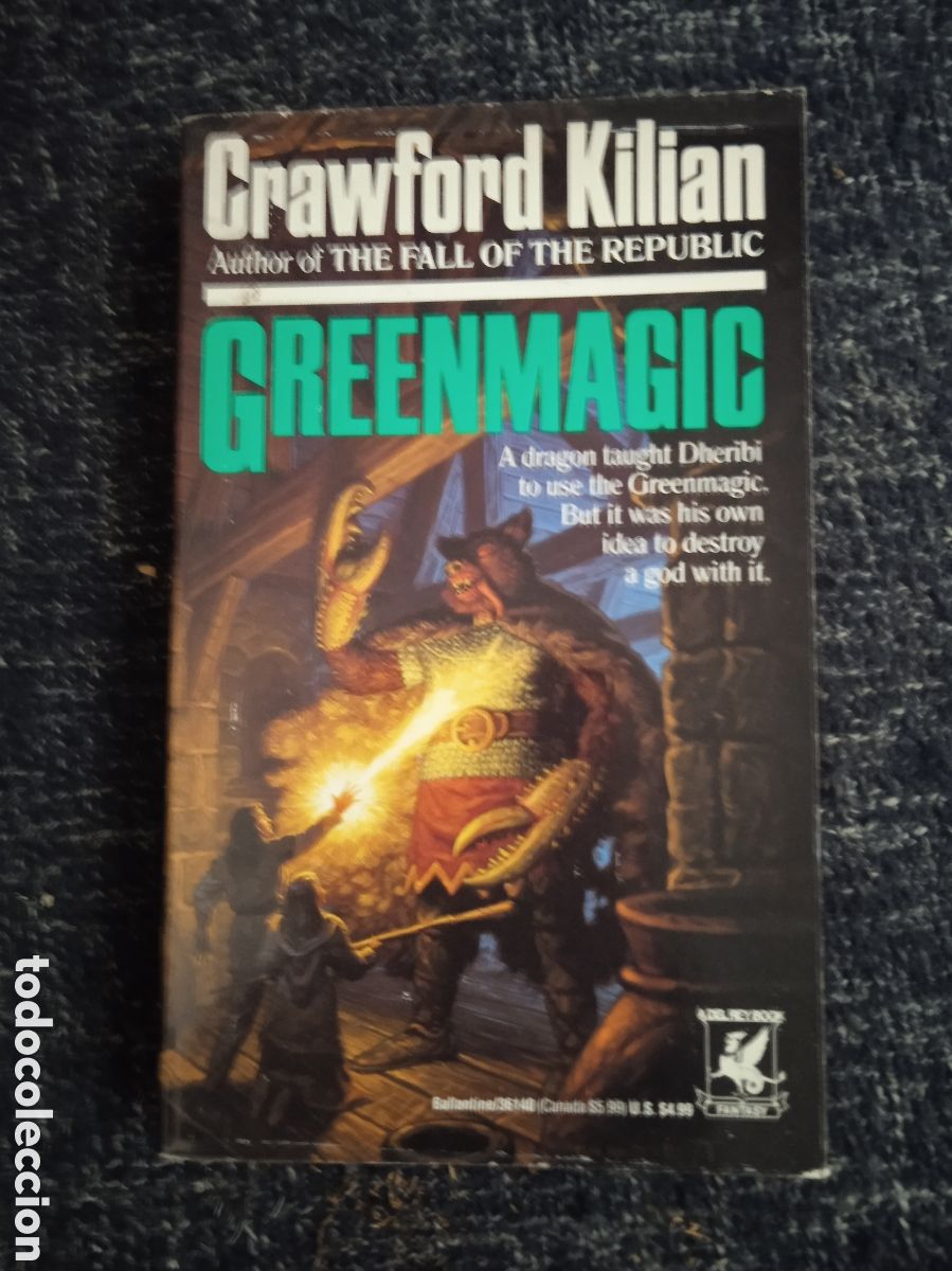 Libros de segunda mano: Greenmagic / Crawford Kilian - NOVELA CIENCIA FICCION EN INGLES