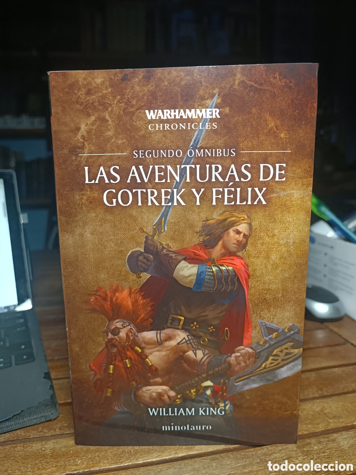 Libros de segunda mano: LAS AVENTURAS DE GOTREK Y FELIX SEGUNDO OMNIBUS WILLIAM KING WARHAMMER MINOTAURO 2024