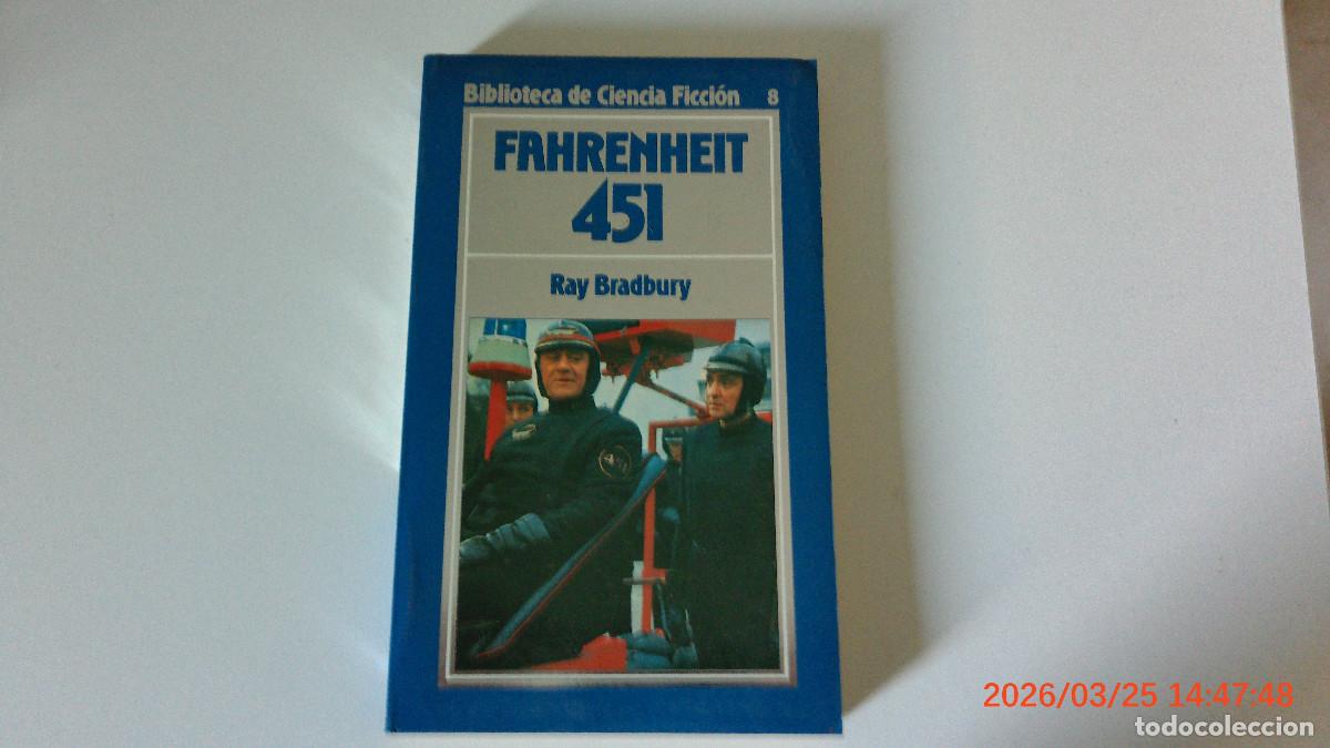 Libros de segunda mano: FAHRENHEIT 451 ORBIS CIENCIA FICCION RAY BRADBURY