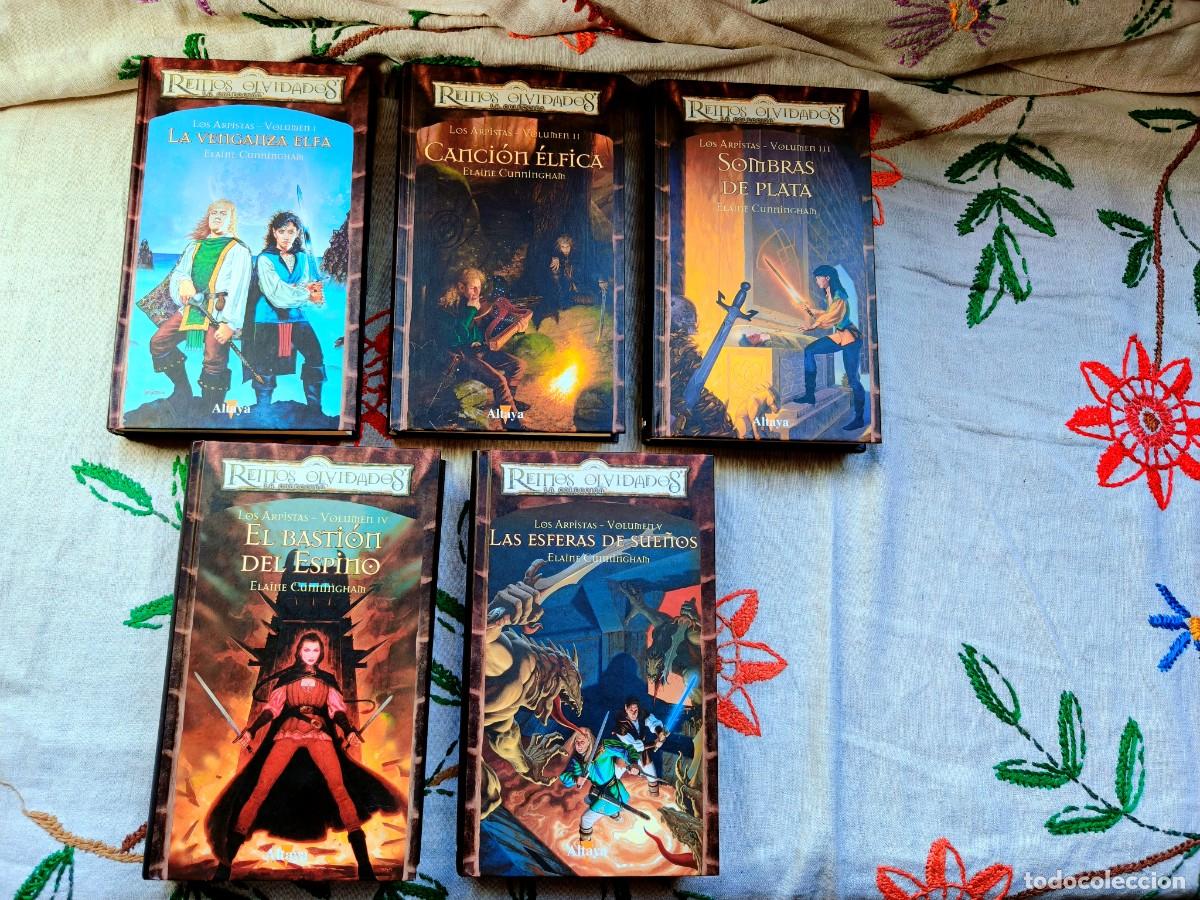Libros de segunda mano: Los Arpistas. Reinos Olvidados La Colecci&oacute;n. Vols I, II, III, IV y V. Altaya.