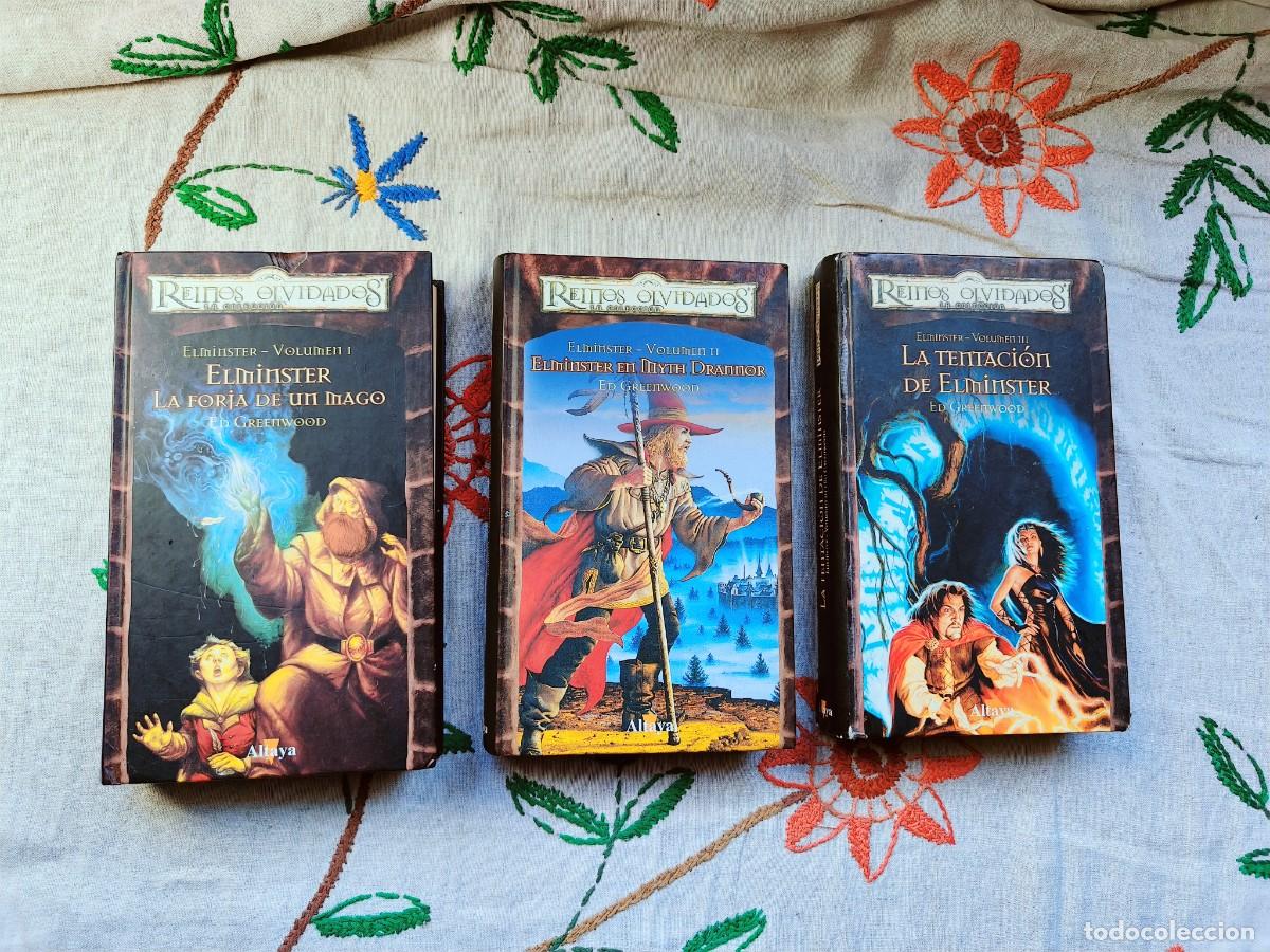 Libros de segunda mano: Elminster. Completa. Vols I, II y III. Reinos Olvidados La Colecci&oacute;n. Salvatore. Altaya