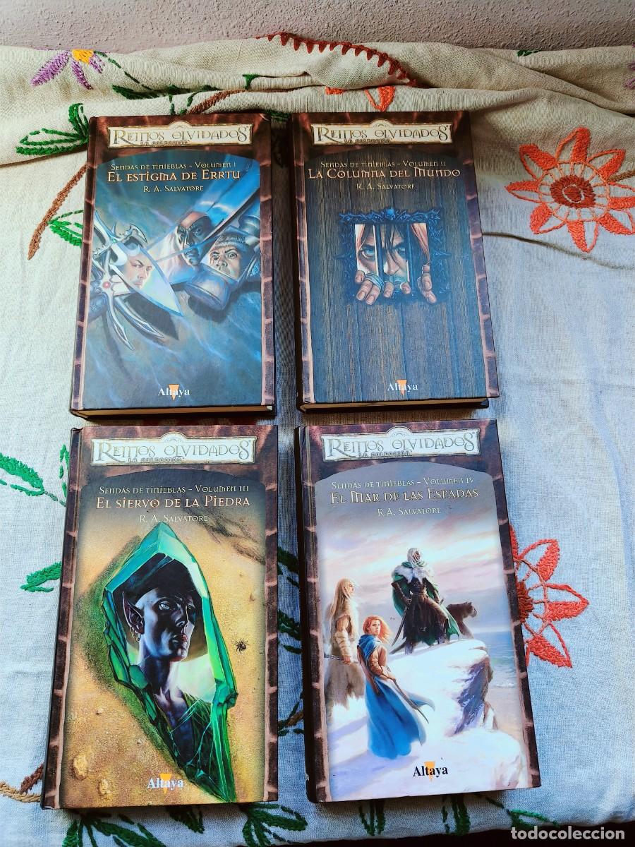 Libros de segunda mano: Sendas Tinieblas Completa. Reinos Olvidados La Colecci&oacute;n. Vols I, II, III y IV. Salvatore. Altaya