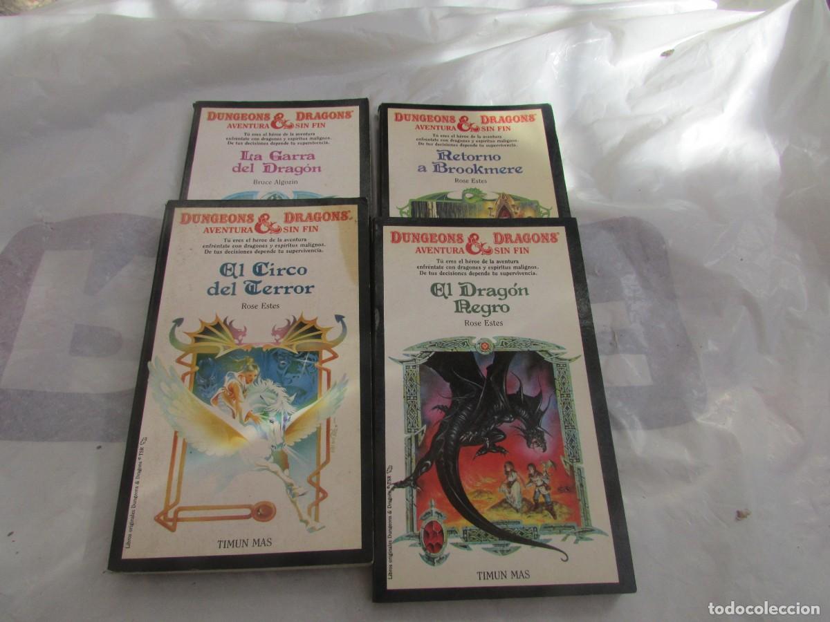 Libros de segunda mano: Dungeons & Dragons Lote de 4 libros de Aventura sin fin - Timun Mas