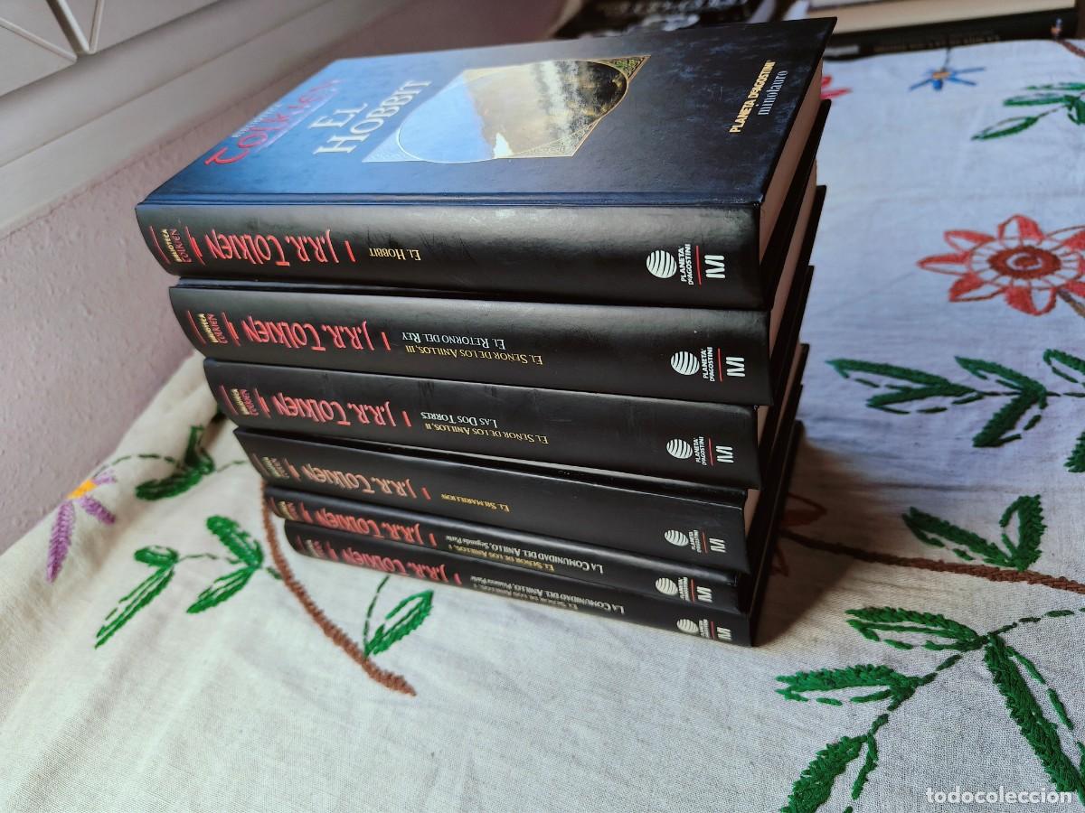 Libros de segunda mano: Biblioteca J. R. R. Tolkien. Trilog&iacute;a El Se&ntilde;or Anillos, Silmarillion y Hobbit. Planeta.