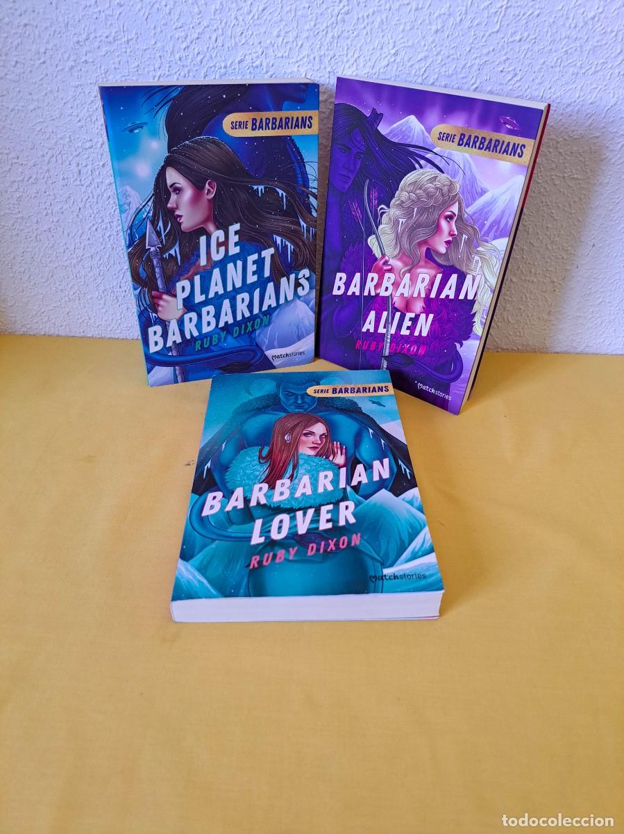 Libros de segunda mano: RUBY DIXON - SERIE BARBARIANS ( 3 PRIMEROS LIBROS) - PLANETA 2024