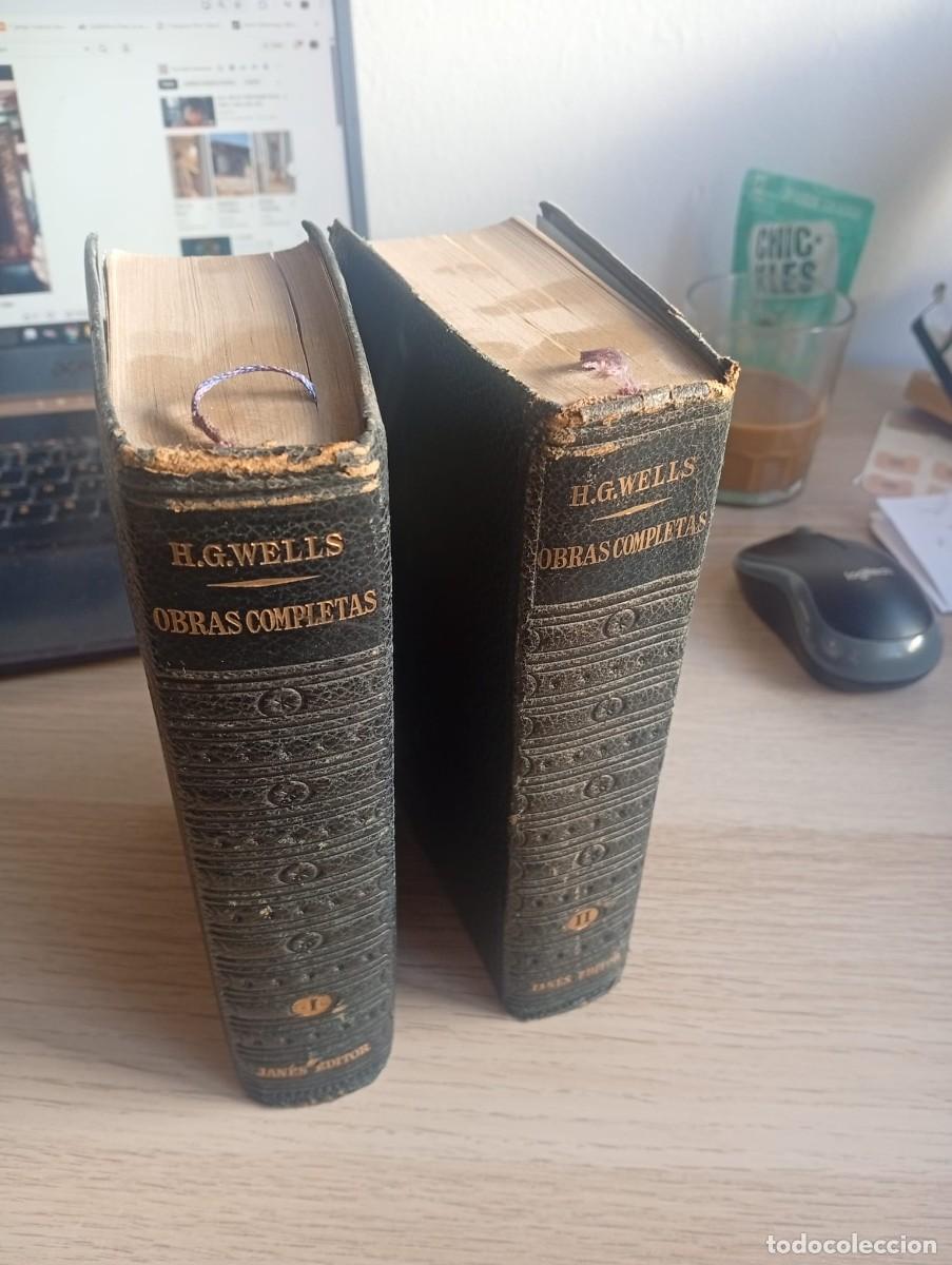 Libros de segunda mano: H. G Wells Obras completas I y II Jos&eacute; Jan&eacute;s 1954