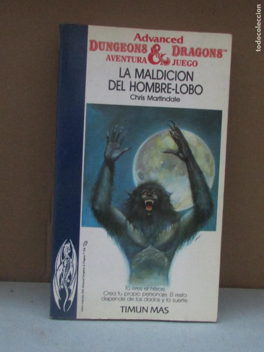 Libros de segunda mano: ADVANCED DUNGEONS & DRAGONS LA MALDICI&Oacute;N DEL HOMBRE LOBO