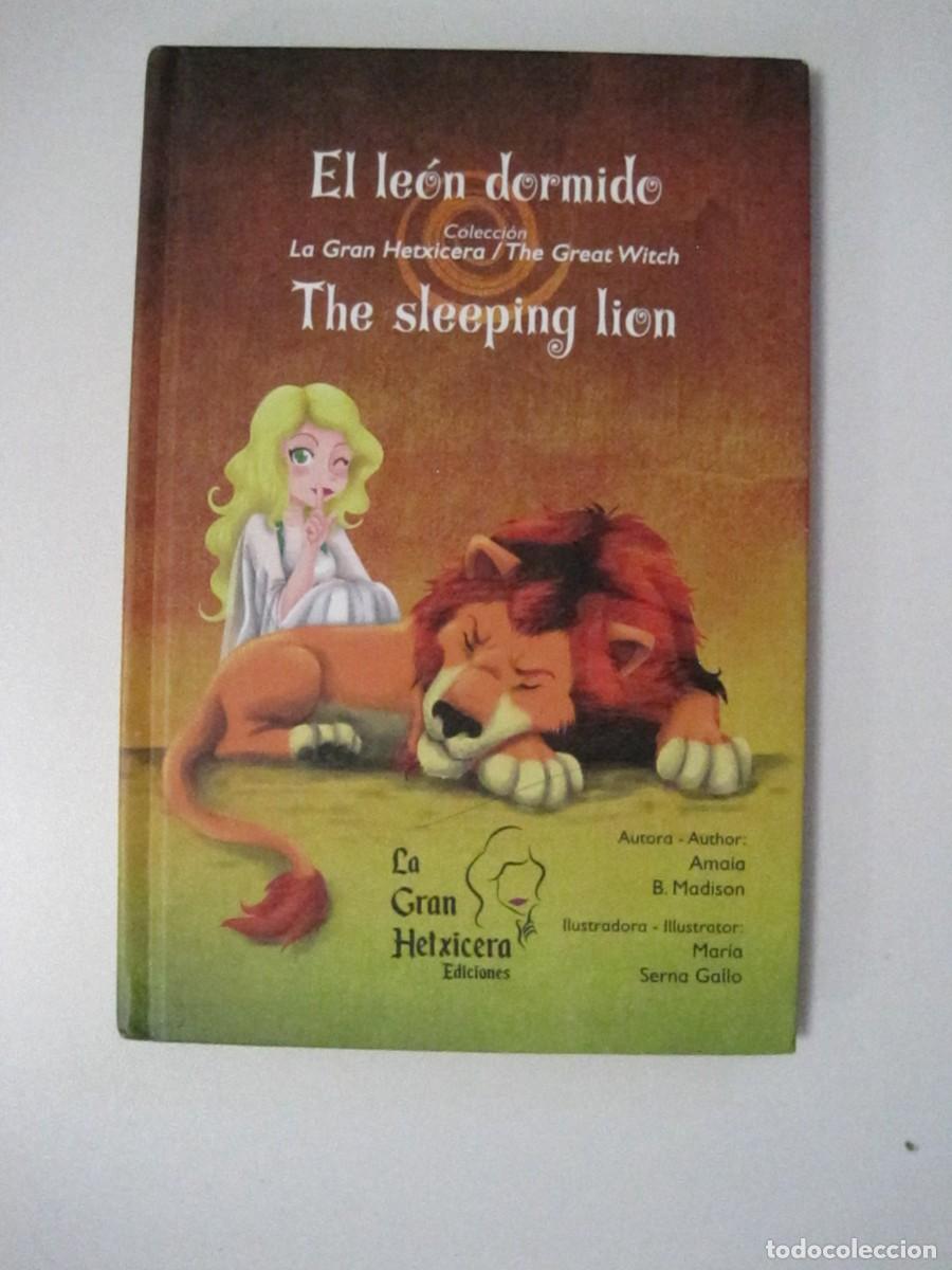 Libros de segunda mano: EL LE&Oacute;N DORMIDO. THE SLEEPING LION. LA GRAN HETXICERA/THE GREAT WITCH. AMAIA B. MADISON. MAR&Iacute;A SERNA