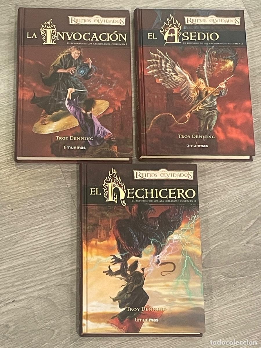 Libros de segunda mano: REINOS OLVIDADOS - EL RETORNO DE LOS ARCHIMAGOS - 3 VOLS. COMPLETA - TROY DENNING - TIMUN MAS 2005
