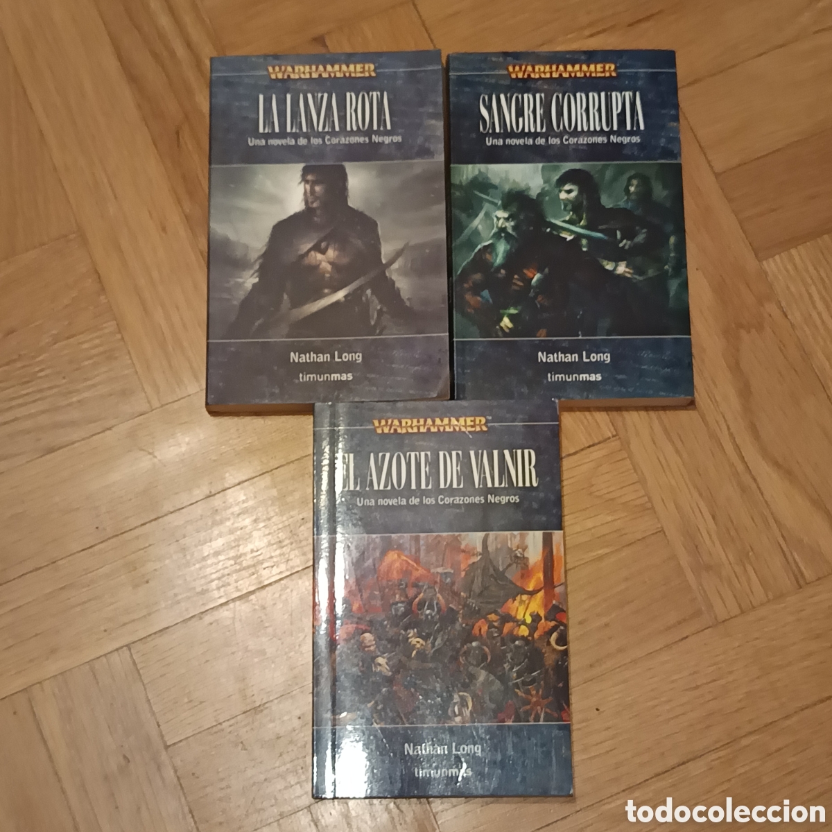 Libros de segunda mano: Trilog&iacute;a Corazones negros. Nathan Long (Timun Mas Warhammer)