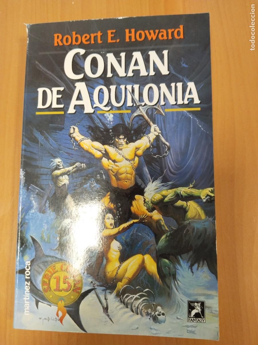 Libros de segunda mano: CONAN DE AQUILONIA, ROBERT E. HOWARD, MARTINEZ ROCA FANTASY 58, RUSTICA SERIE 15