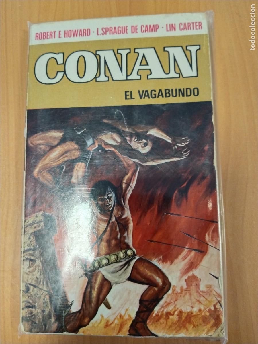 Libros de segunda mano: CONAN EL VAGABUNDO, ROBERT E. HOWARD, FANTAS&Iacute;A HEROICA 7, BRUGUERA R&Uacute;STICA