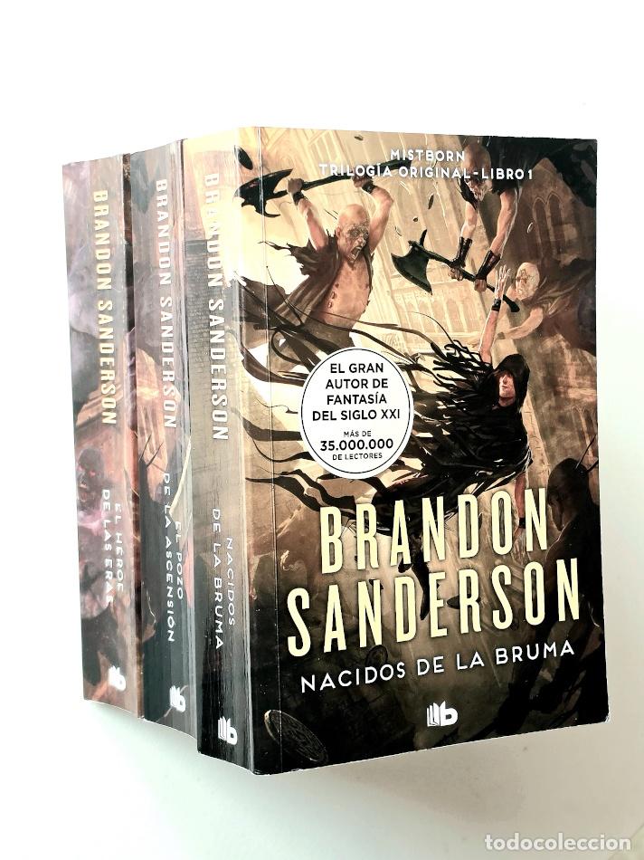 Libros de segunda mano: TRILOG&Iacute;A MISTBORN. NACIDOS DE LA BRUMA. EL POZO DE LA ASCENSI&Oacute;N. EL H&Eacute;ROE DE LAS ERAS. - SANDERSON,
