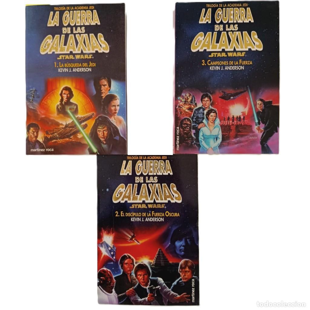 Second hand books: STAR WARS: TRILOG&Iacute;A DE LA ACADEMIA JEDI (COMPLETA 1-3) - KEVIN J. ANDERSON - EDICI&Oacute;N MART&Iacute;NEZ ROCA 1