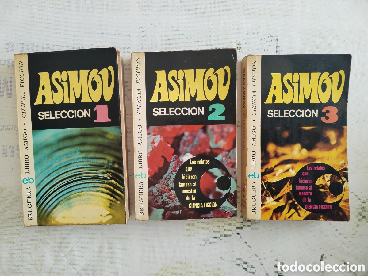 Libros de segunda mano: Isaac Asimov Selecci&oacute;n Vol. 1 Vol. 2 y Vol. 3 ciencia ficci&oacute;n Bruguera