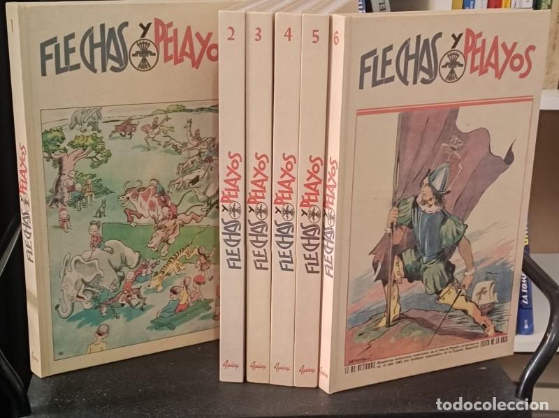 Libros de segunda mano: Flechas y Pelayos Completa (Vol. 1 al 6) - Manuel Gago Garc&iacute;a, Jes&uacute;