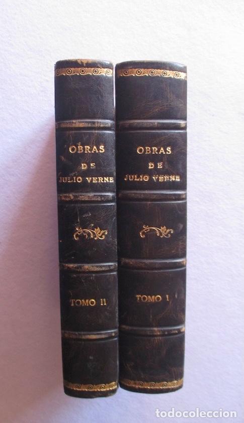 Libros de segunda mano: OBRAS DE JULIO VERNE - 2 TOMOS