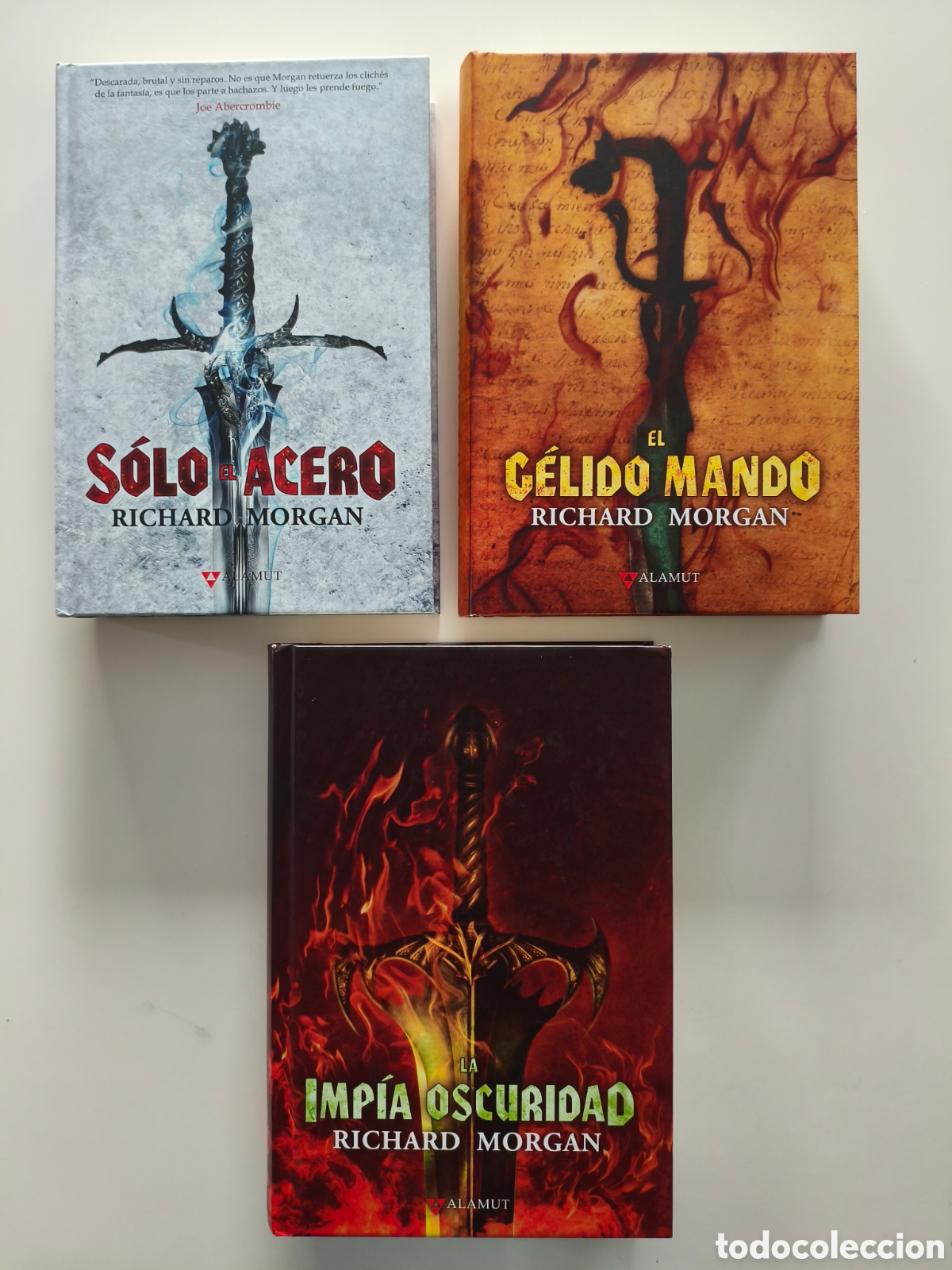 Libros de segunda mano: 934 - Trilog&iacute;a Tierra de H&eacute;roes de Richard Morgan