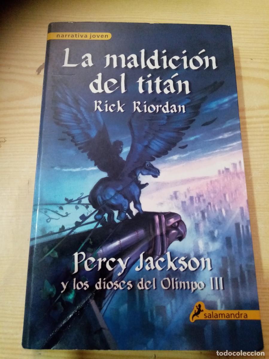 Libros de segunda mano: LA MALDICION DEL TITAN. RICK RIORDAN. PERCY JACKSON Y LOS DIOSES DEL OLIMPO III. EST16B2