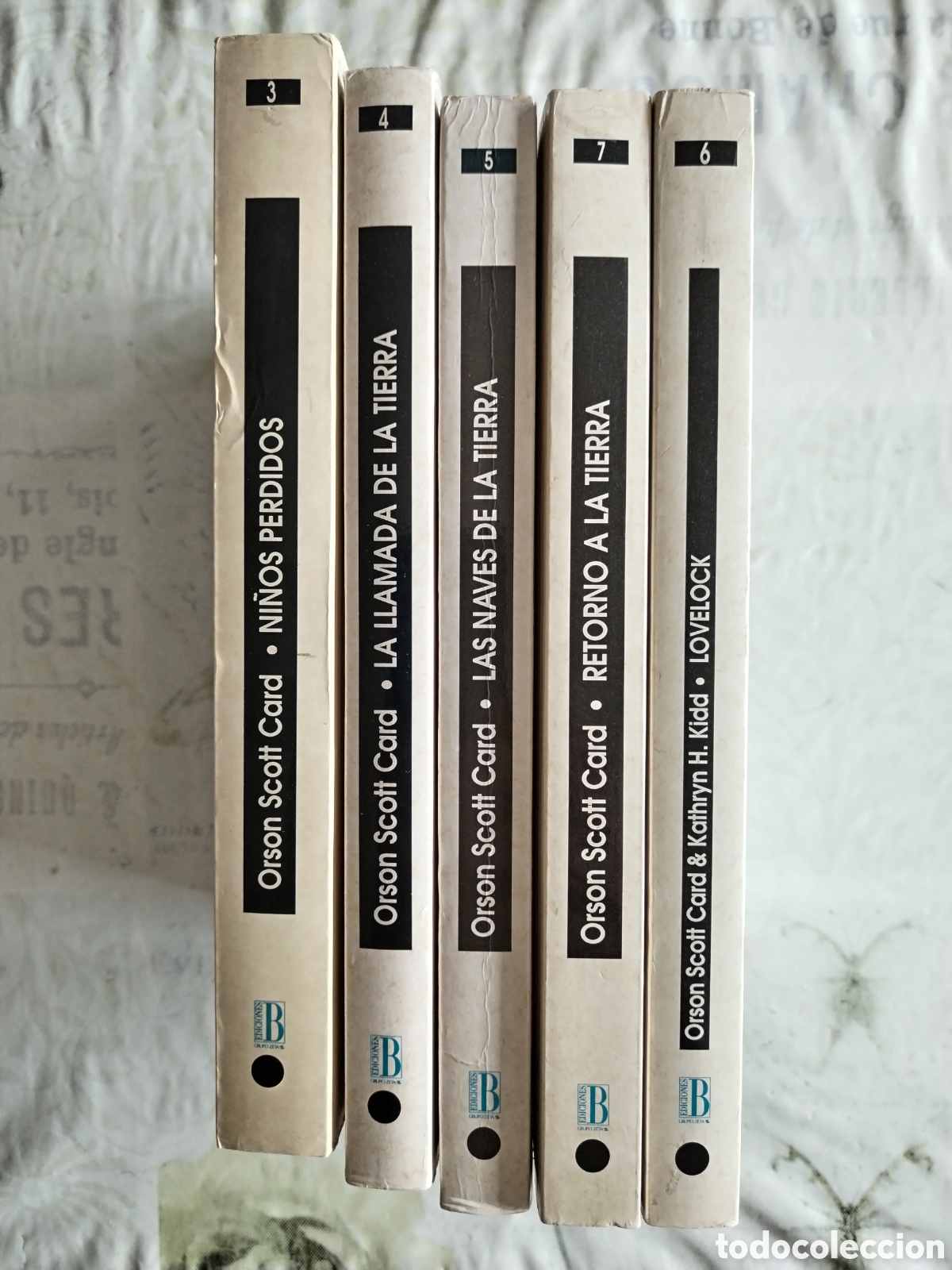 Libros de segunda mano: 5 t&iacute;tulos libros Orson Scott Card Nova La saga del retorno